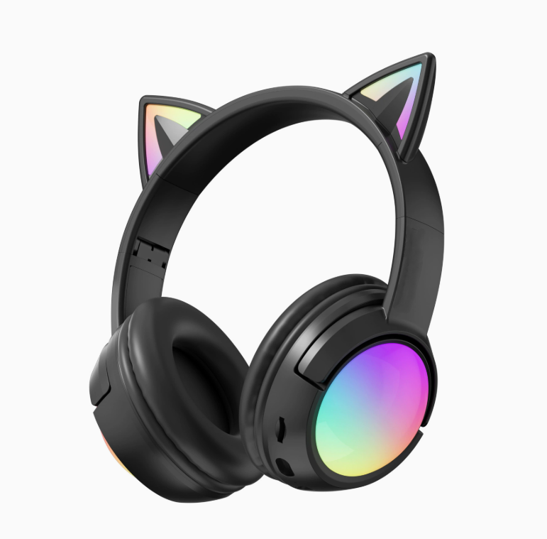 RGB Cat Ear Wireless Headphones